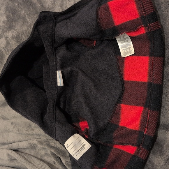 Columbia infant jacket red and black buffalo check - Picture 4 of 5